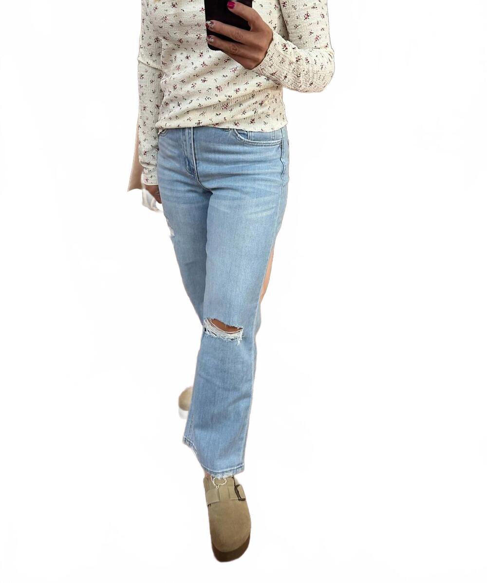 NEW FLYING MONKEY high rise wide leg jeans in denim